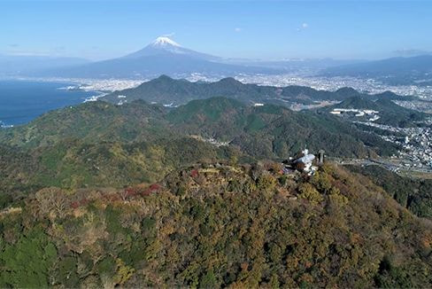 伊豆三山をドローン撮影