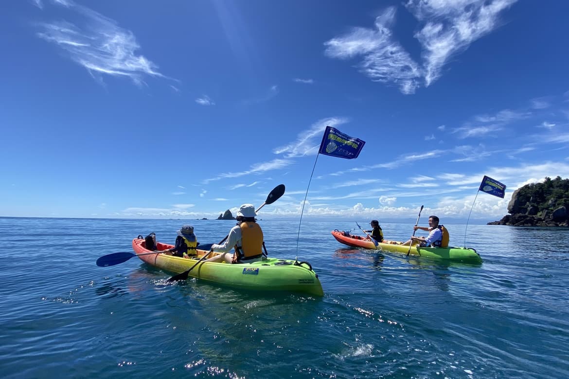 西伊豆シーカヤック　安心して楽しめます